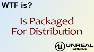 WTF Is? Is Packaged For Distribution in Unreal Engine 4 ( UE4 )