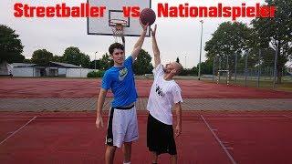 Streetballer vs Nationalspieler - 1vs1 - Robert Zinn vs MrMike