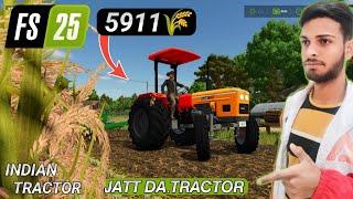 farming simulator 25 gameplay, fs 25 gameplay, fs 20 Indian tractor, fs 25 indian tractor mod, fs 25