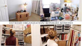 KONMARI | KOMONO CATEGORY | 4 DAYS OF ORGANIZATION