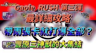 Gaole RUSH 3彈 5星卡最詳細解說攻略 衝鋒第三彈 #烈空坐 #gaole  #gaolé  #固拉多 #蓋歐卡 #寶可夢 #寶可夢加傲樂