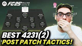 *POST PATCH* BEST META 4231(2) FORMATION AND CUSTOM TACTICS | FC 25 ULTIMATE TEAM