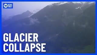Glacier Collapse In Switzerland Buries Entire Town In Ice | 10 News First