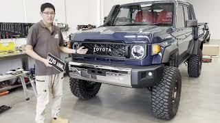 Offroad Animal Landcruiser 79 Series  2024 Facelift Front Bar Fitting Video