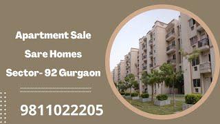 Apartment Sale Sare Homes Sector  92 Gurgaon 9811022205