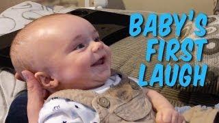 BABY'S FIRST LAUGH!!