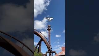 When you get a history lesson as well as a thrilling drop! #ThorpePark #ThemePark #Shorts