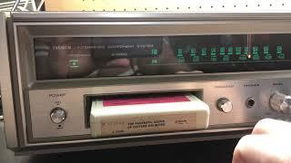 Fisher Stereo Receiver With 8 Track Player