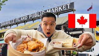 Best Places To Eat In VANCOUVER  Granville Island Public Market Food Tour!