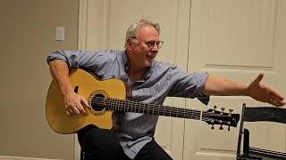 Tony McManus with Tellier mahogany baritone.