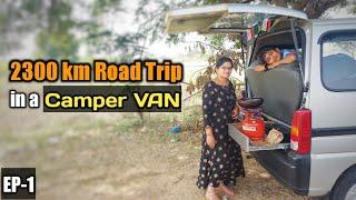 EP1 ROAD TRIP to Uttarkhand in a CAMPER VAN | Bangalore to Nainital 2300km drive by Road