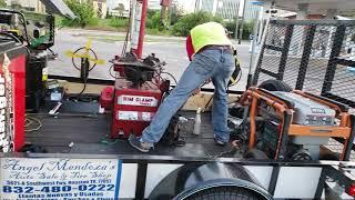 Mobile tire shop