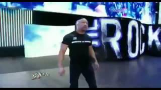 The Rock Arrives   Rock Bottom Mark Henry - WWE Raw 3 19 12