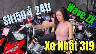 Quá đã SH150 Ý 24tr góp 0 đồng Xe Nhật 3t9 Fu2 Wave Zx Moto các dòng giá rẻ ở Quang Đạo