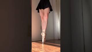Pointe shoe roll up #shorts #ballet