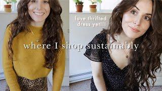 Thrift & Sustainable Fashion Try On Haul | where I shop sustainably (ep. 1)