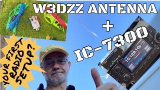 Got your licence, no equipment? How about ICOM IC-7300 and W3DZZ antenna? Combo field test.