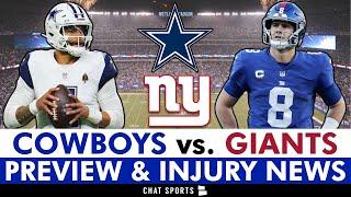 Cowboys vs. NY Giants: Injury Report, Top Matchups, Players To Watch And Week 4 NFL Preview