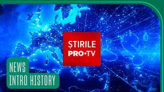 History of Știrile Pro TV intros since 1993