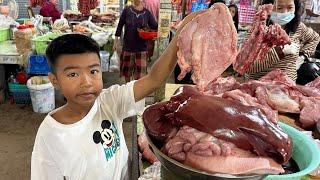 Chef Seyhak does shopping and cooking - Market show