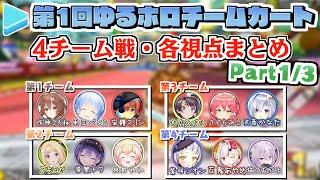 【第1回ゆるホロマリカー】4チーム戦・各視点まとめ Part1/3【2021.08.27/ホロライブ切り抜き】