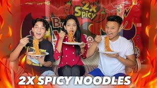 2X SPICY NOODLES CHALLENGE  || Varsha Thapa