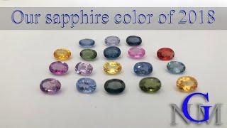 Our sapphire color of 2018