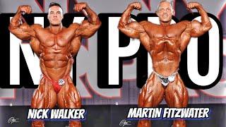 Nick Walker (1st Place) VS Martin Fitzwater (2nd Place) Physique Comparison at New York Pro 2024