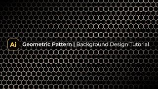 Create Background Design with Geometric Pattern in Illustrator