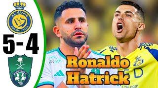 Ronaldo Show  Crazy Hat-Trick - AL Nassr vs Al-Ahly 5-4 - All Goals & Highlights - 2024