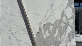 Wonderful Calacatta Gold Extra marble Slabs 20mm thick (3/4'' inches)