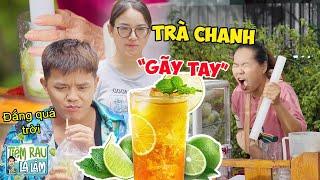 Đu Trend TRÀ CHANH GIÃ TAY Bằng Cả Tính Mạng, Chủ Quán Nước TRẢ GIÁ Đắt | Tloo Tiệm Rau Lạ Lắm #trll