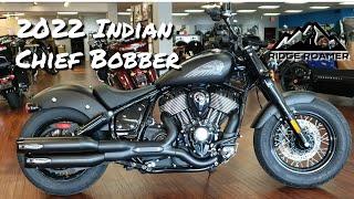 2022 Indian Chief Bobber Dark Horse Stage 1 Sound and Walkaround