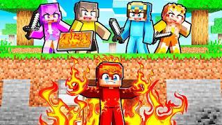 Hunters vs FIRE ELEMENTAL in Minecraft!