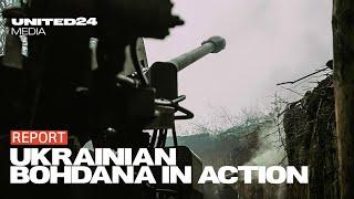 Ukraine’s Bohdana Howitzer In Action In Donetsk Oblast. Life in Trenches