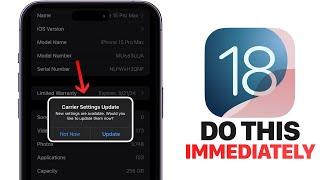 iOS 18 - Do This IMMEDIATELY After You Update!