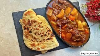 Super soft flat bread recipe - ayzah cuisine