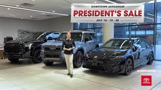 Downtown Toyota Toronto President's Sale