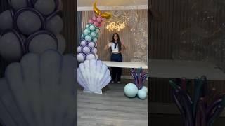 New little mermaid movie. Little mermaid party decoration. Easy little mermaid birthday decor‍️