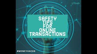 Safety tips for online transactions