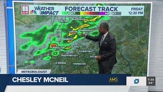 More rounds of storms and rain showers on Friday in metro Atlanta | Weather Impact Alert issued