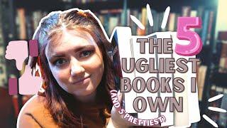 The FIVE UGLIEST BOOKS I own (and the five prettiest) // totally subjective and not toxic