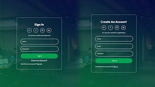 Sign Up | Sign In Form in HTML & CSS