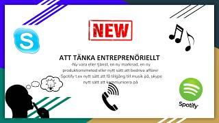 Introduktion till entreprenörskap och företagande