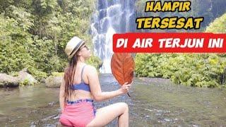 menjelajahi air terjun di tengah hutan || cemara waterfall