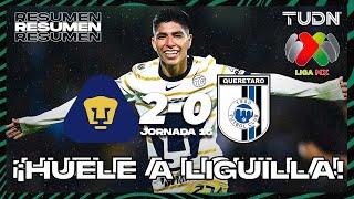 Resumen y goles | Pumas 2-0 Querétaro | Liga Mx -AP2024 - J16 | TUDN