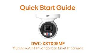 MEGApix Ai LED Vandal Ball Camera Quick Start Guide