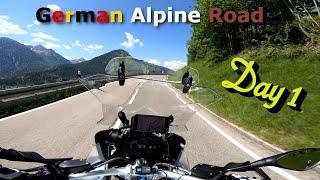 Motorcycling the German Alpine Road (Day 1)