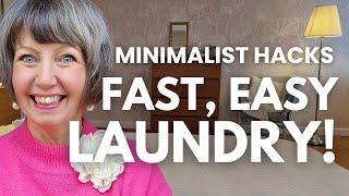 MINIMALIST Hacks To Make Laundry FASTER + EASIER! Reset Routine, Simplify 2025