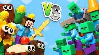 Lego Plants vs Zombies 2 | The Most Security House In Minecraft  - LEGO Animation